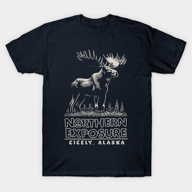 Northern Exposure Show Fan Art T-Shirt by Trendsdk